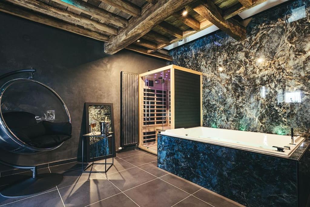 Le Duplex De L'Etoile Home Cinema Jacuzzi Et Sauna Privatif Longmesnil Екстериор снимка