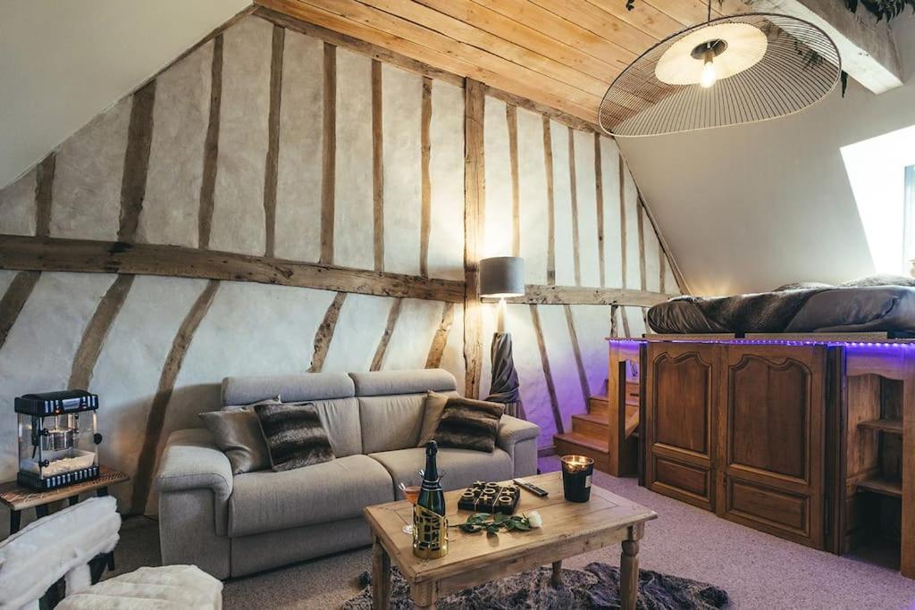 Le Duplex De L'Etoile Home Cinema Jacuzzi Et Sauna Privatif Longmesnil Екстериор снимка
